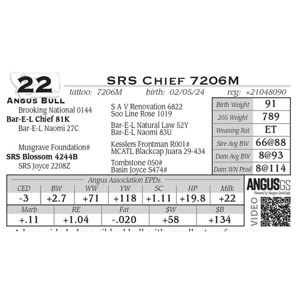 SRS Chief 7206M