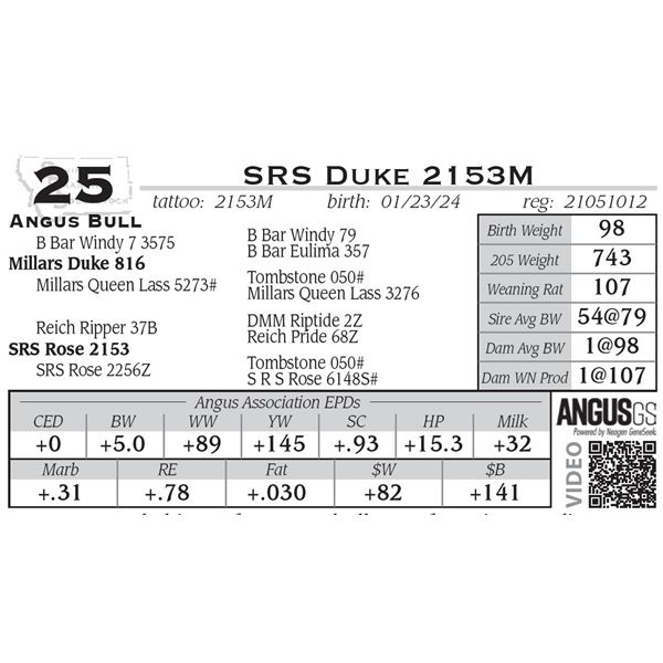 SRS Duke 2153M
