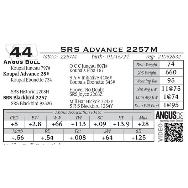 SRS Advance 2257M