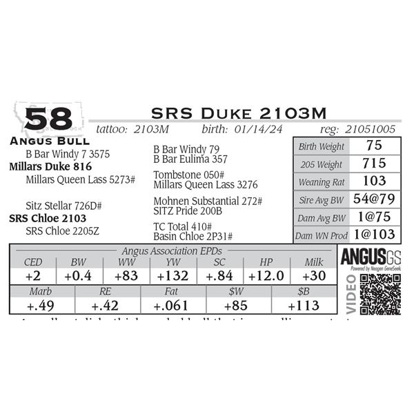 SRS Duke 2103M