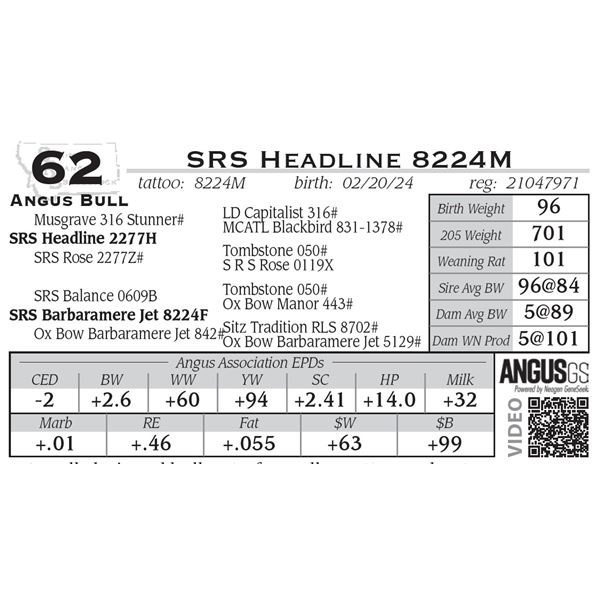 SRS Headline 8224M