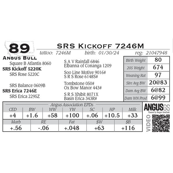 SRS Kickoff 7246M
