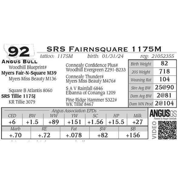 SRS Fairnsquare 1175M