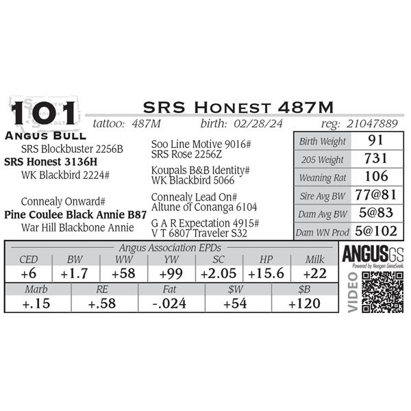 SRS Honest 487M