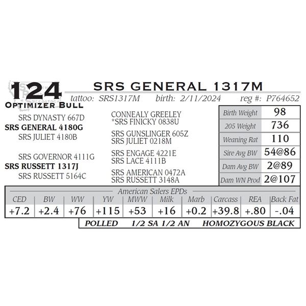SRS GENERAL 1317M