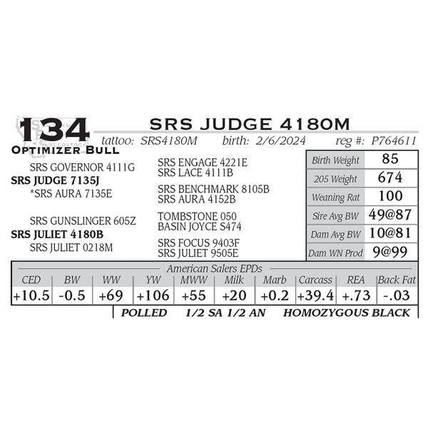 SRS JUDGE 4180M