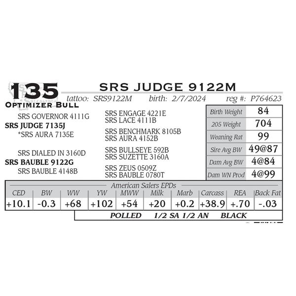 SRS JUDGE 9122M