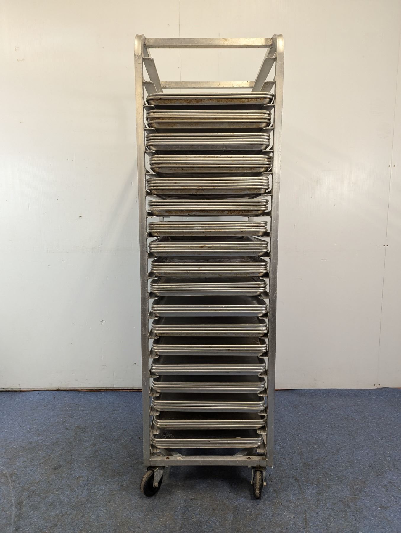 Lbd Rack 20 Slide Mobile Sheet Pan Rack With 38 Full & 48 Half Size Sheet Pans ...