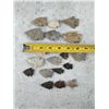 Image 3 : Ancient Native American Stone Arrowheads Points
