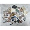 Image 1 : Collection Of Lapidary Material Mineral Slabs
