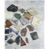 Image 3 : Collection Of Lapidary Material Mineral Slabs