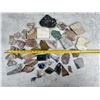 Image 4 : Collection Of Lapidary Material Mineral Slabs