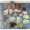 Image 1 : Collection Of Lapidary Material Mineral Slabs