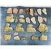 Image 1 : Collection Of Lapidary Material Mineral Slabs