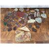 Image 1 : Collection Of Lapidary Material Mineral Slabs