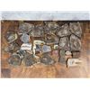Image 1 : Collection Of Lapidary Material Mineral Slabs