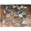 Image 1 : Collection Of Lapidary Material Mineral Slabs