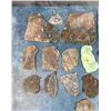 Image 2 : Collection Of Lapidary Material Mineral Slabs