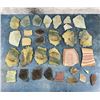Image 1 : Collection Of Lapidary Mineral Slabs