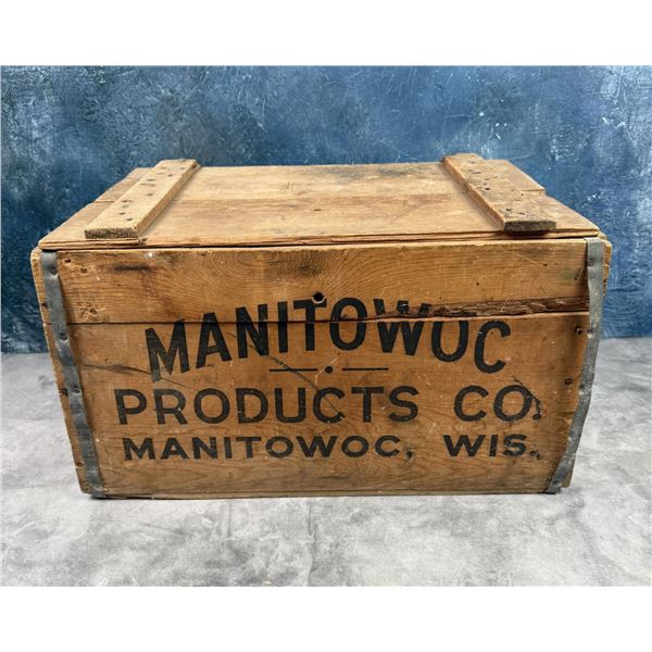 Manitowoc Products Wisconsin Beer Shipping Crate