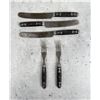 Image 1 : Antique Civil War Era Inlaid Handle Flatware