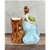 Image 2 : Josef Originals Seated Lady by Tree Vase