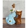 Image 3 : Josef Originals Seated Lady by Tree Vase