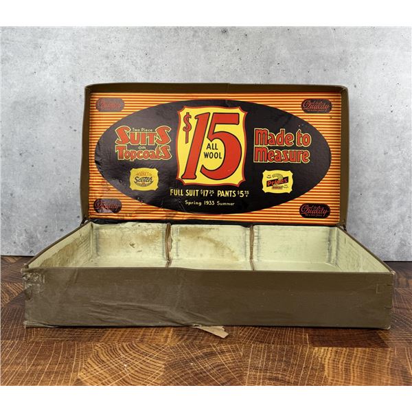 1933 Scotch Woolen Mills Counter Display Box