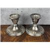 Image 1 : Weighted Sterling Silver Candlesticks