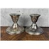 Image 2 : Weighted Sterling Silver Candlesticks