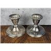 Image 3 : Weighted Sterling Silver Candlesticks