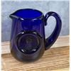 Image 1 : J.W. Shelton Cobalt Glass Creamer