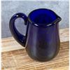Image 2 : J.W. Shelton Cobalt Glass Creamer