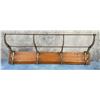 Image 2 : Antique Oak Railroad Coat Luggage Rack