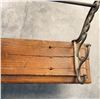 Image 4 : Antique Oak Railroad Coat Luggage Rack