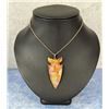 Image 1 : Iridescent Glass Arrowhead Necklace