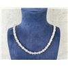 Image 1 : Carved Rose Quartz Bead Necklace