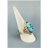 Image 2 : Navajo Sterling Silver Turquoise Ring