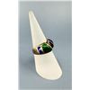 Image 2 : Taxco Mexico .950 Silver Inlaid Ring