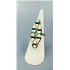 Image 1 : Zuni Inlaid Sterling Silver Ring