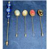 Image 1 : Collection of Natural Stone Stickpins