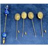 Image 2 : Collection of Natural Stone Stickpins