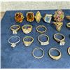 Image 3 : Collection of Gold Plated and Filled Rings