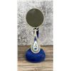 Image 2 : Victorian Silver Wire Porcelain Vanity Mirror