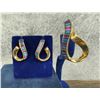 Image 2 : Swarovski Brooch and Earrings