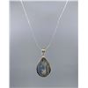 Image 2 : Sterling Silver Sodalite Pendant
