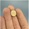 Image 1 : Victorian 10k Gold Button