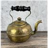 Image 2 : Antique Miniature Brass Tea Kettle