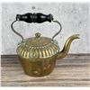 Image 2 : Antique Miniature Brass Tea Kettle