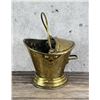Image 1 : Antique Miniature Brass Coal Skip Hod Bucket
